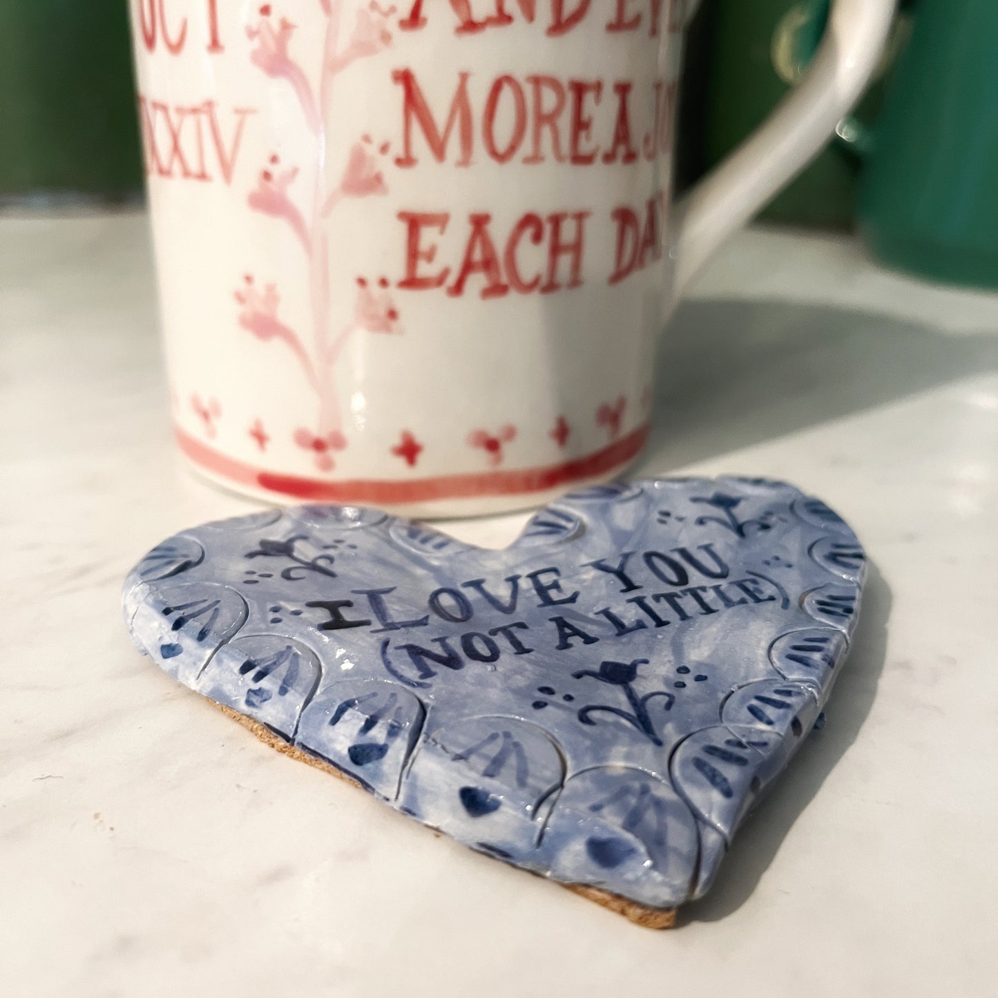 Handmade Ceramic Coasters - Set of 2