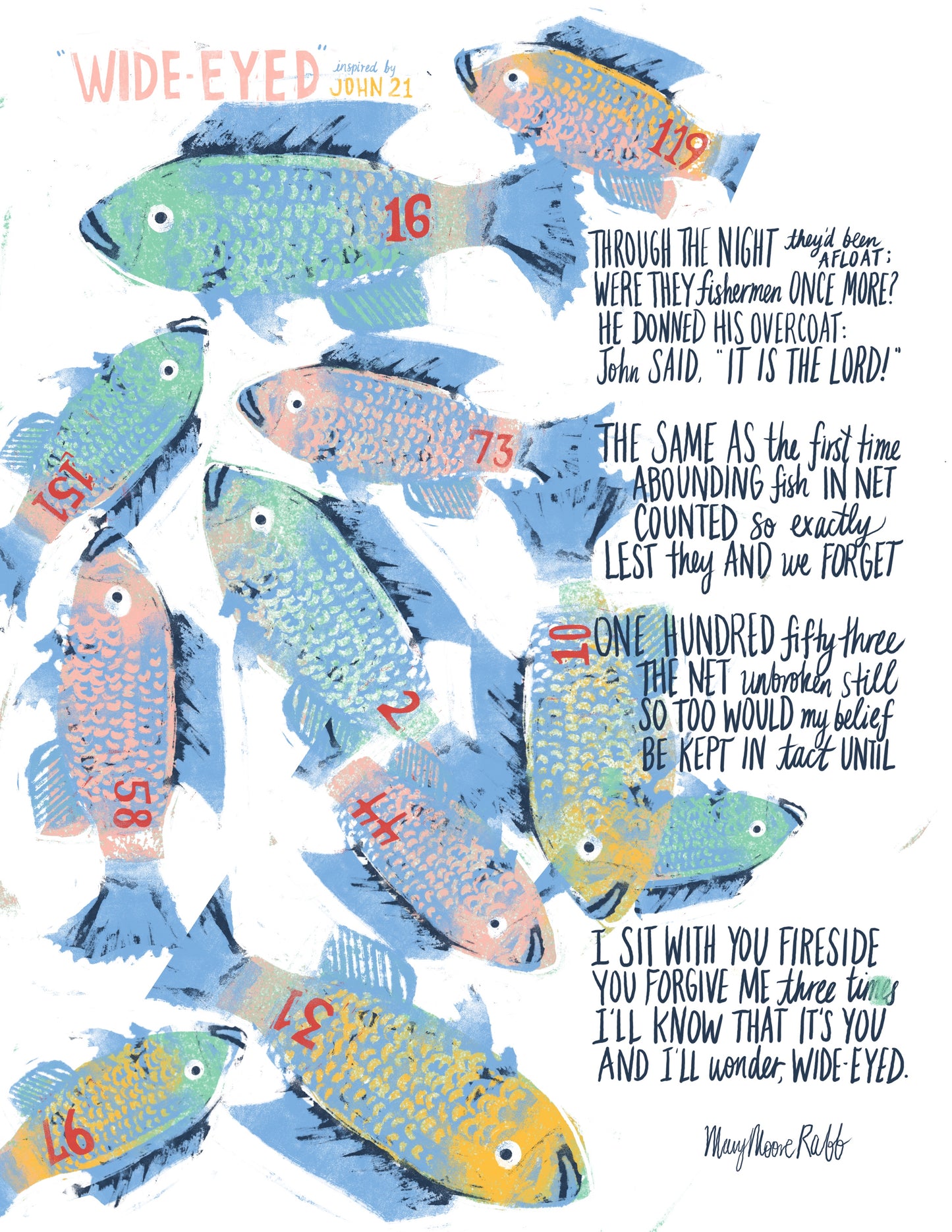 Wide Eyed print by Mary Moore Rabb