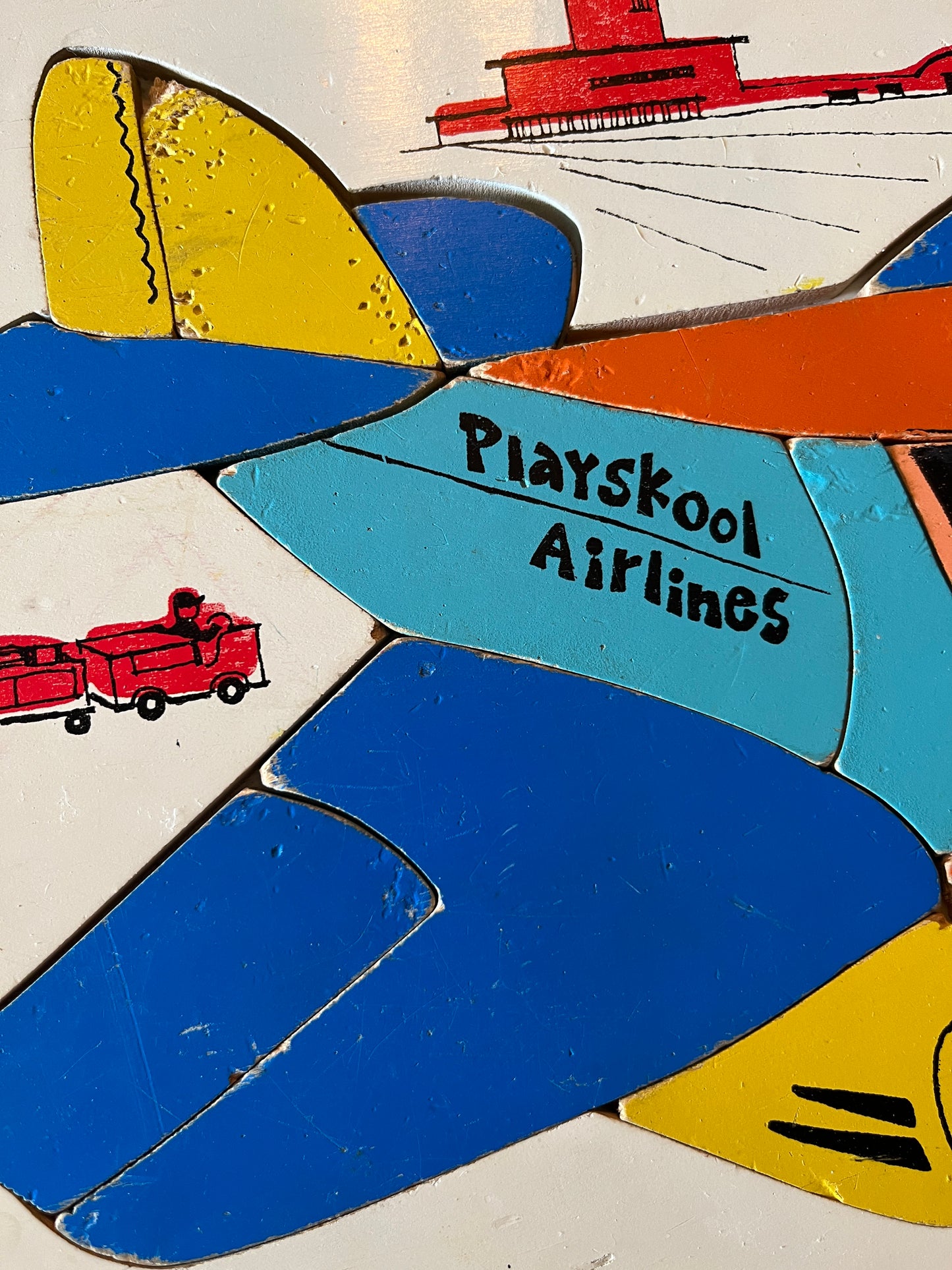 Vintage Playskool puzzle - Airplane