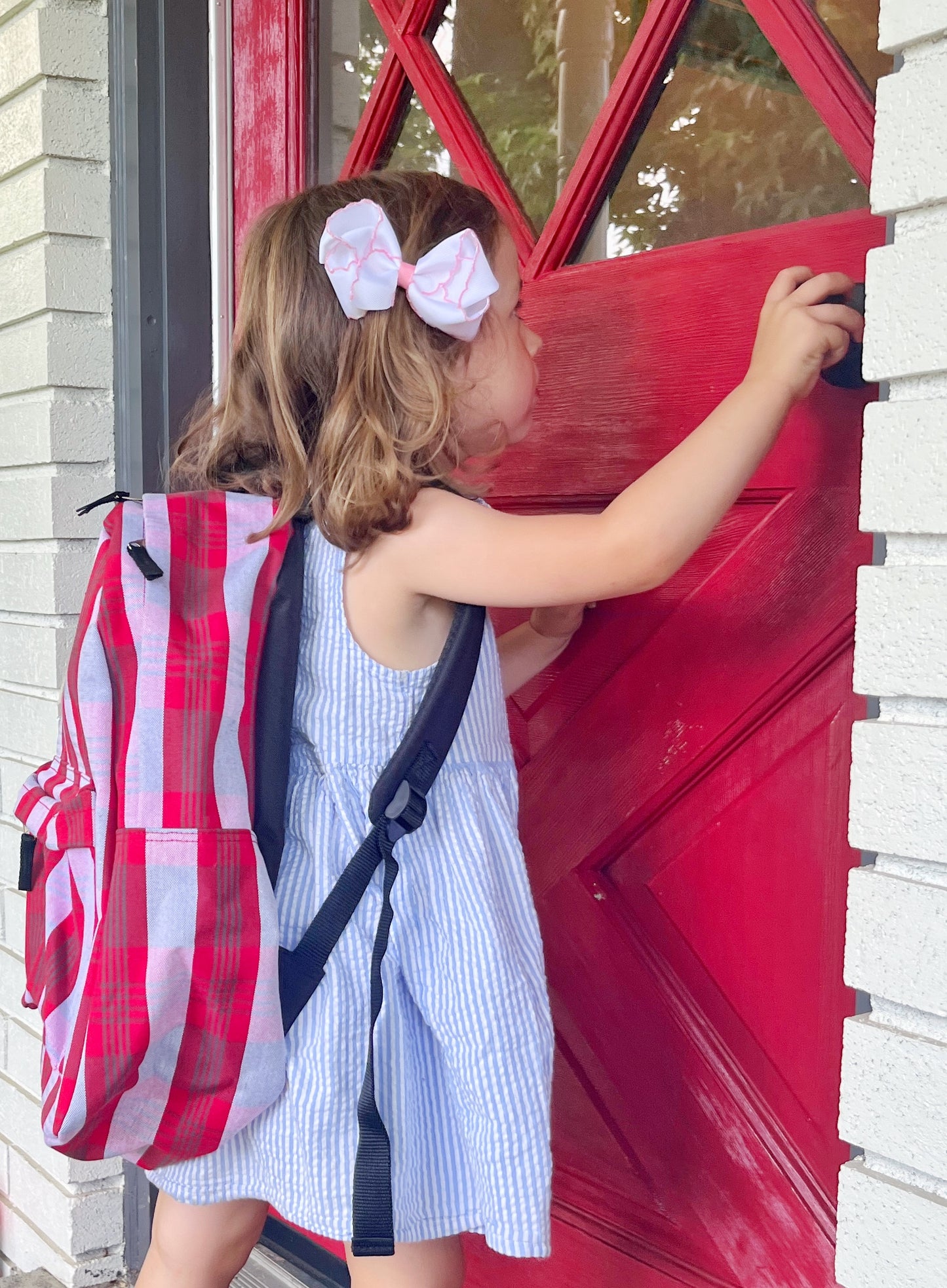Personalized Plaid Backpack - "Bonnie" Plaid