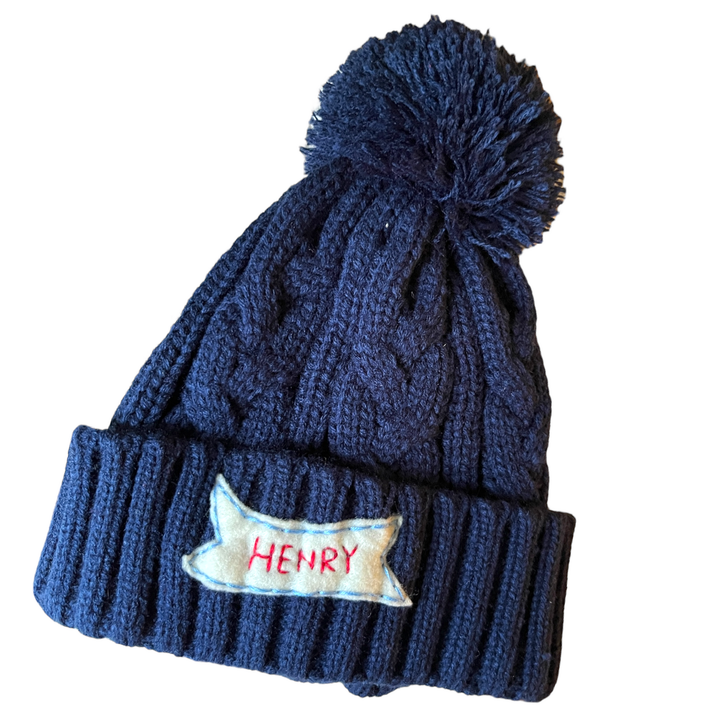 Baby/Toddler Winter Pom Hat - Navy