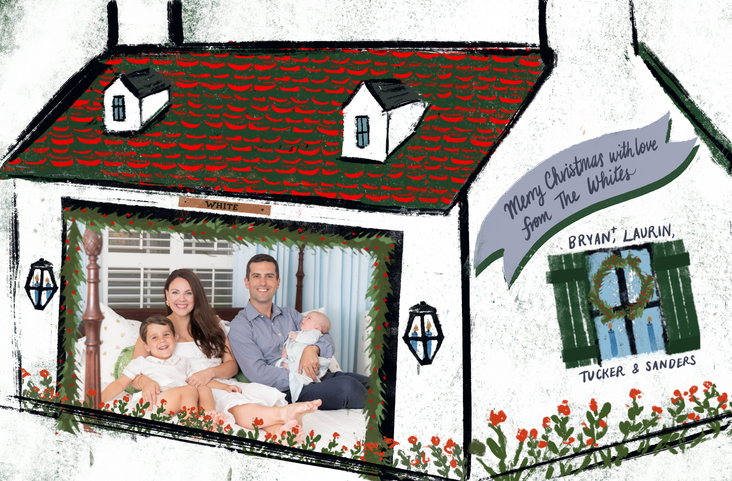 Christmas Cards with Matching Envelopes - Scottish House