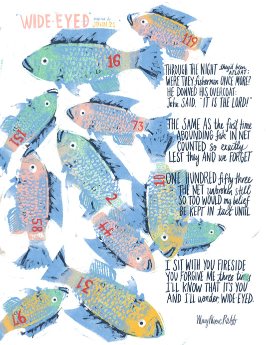 Wide Eyed print by Mary Moore Rabb