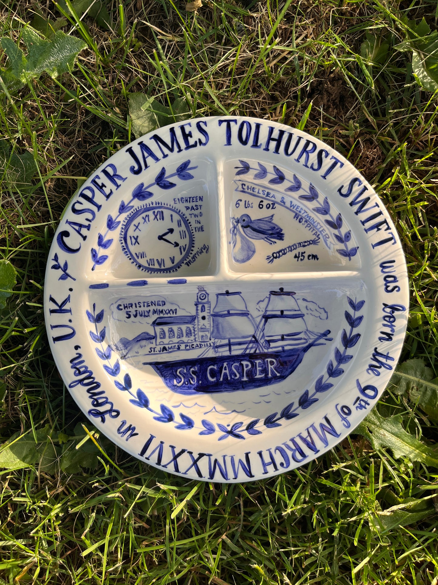 Children's Divided Bowl - Ship