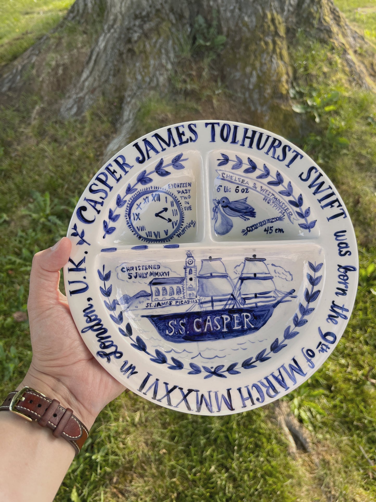 Children's Divided Bowl - Ship