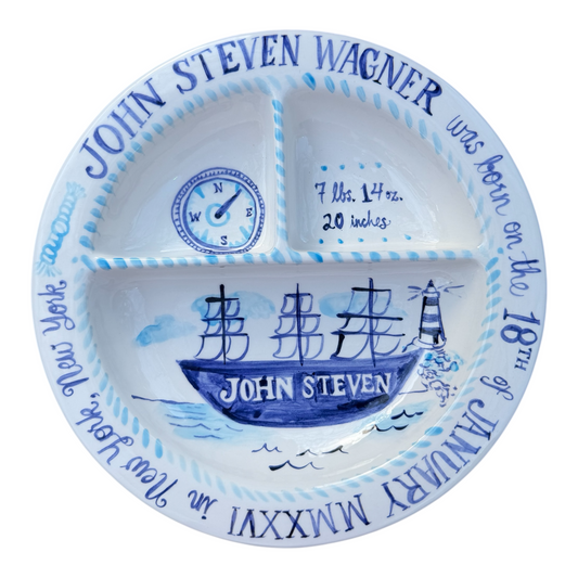 Personalized Child's Plate