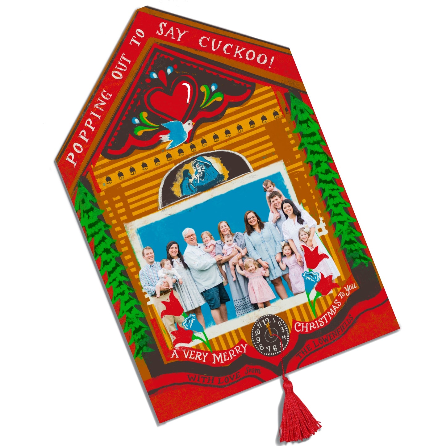 Cuckoo Clock Christmas Cards