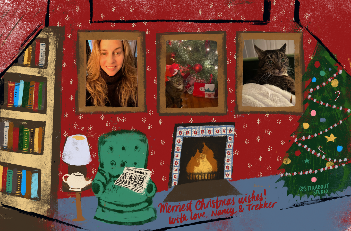 Christmas Cards with Matching Envelopes - Scottish House