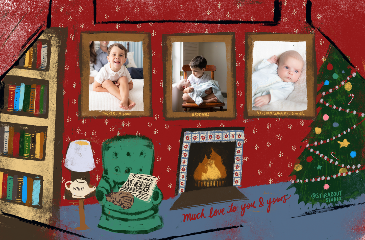 Christmas Cards with Matching Envelopes - Scottish House