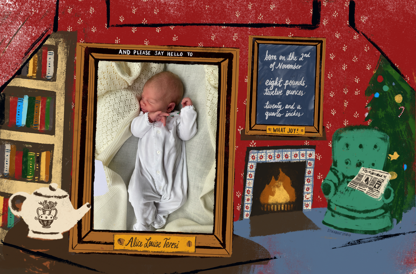 Christmas Cards with Matching Envelopes - Scottish House