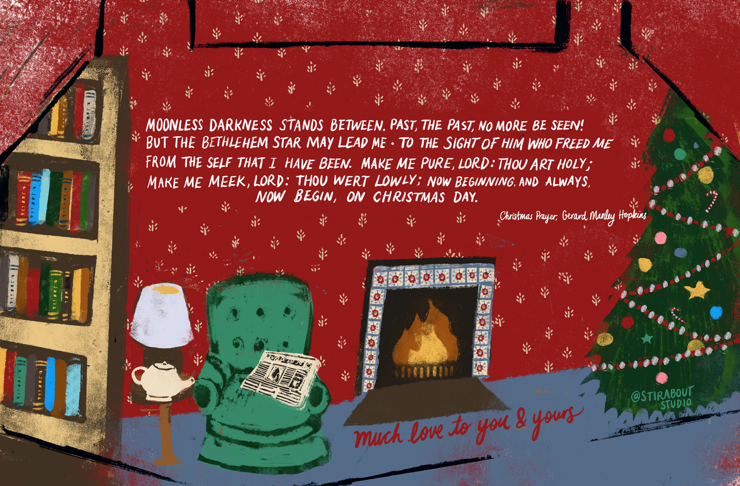 Christmas Cards with Matching Envelopes - Scottish House