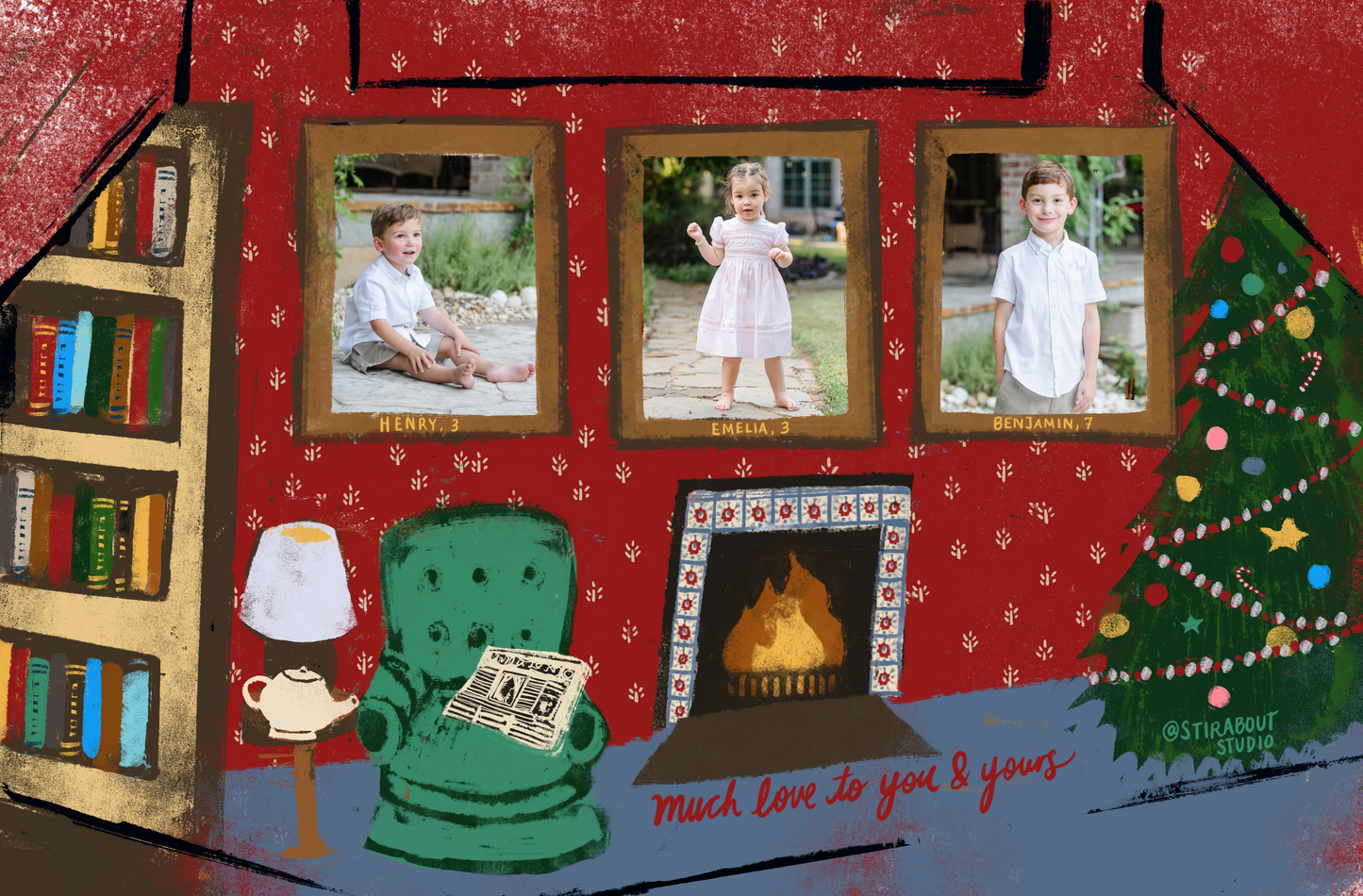 Christmas Cards with Matching Envelopes - Scottish House