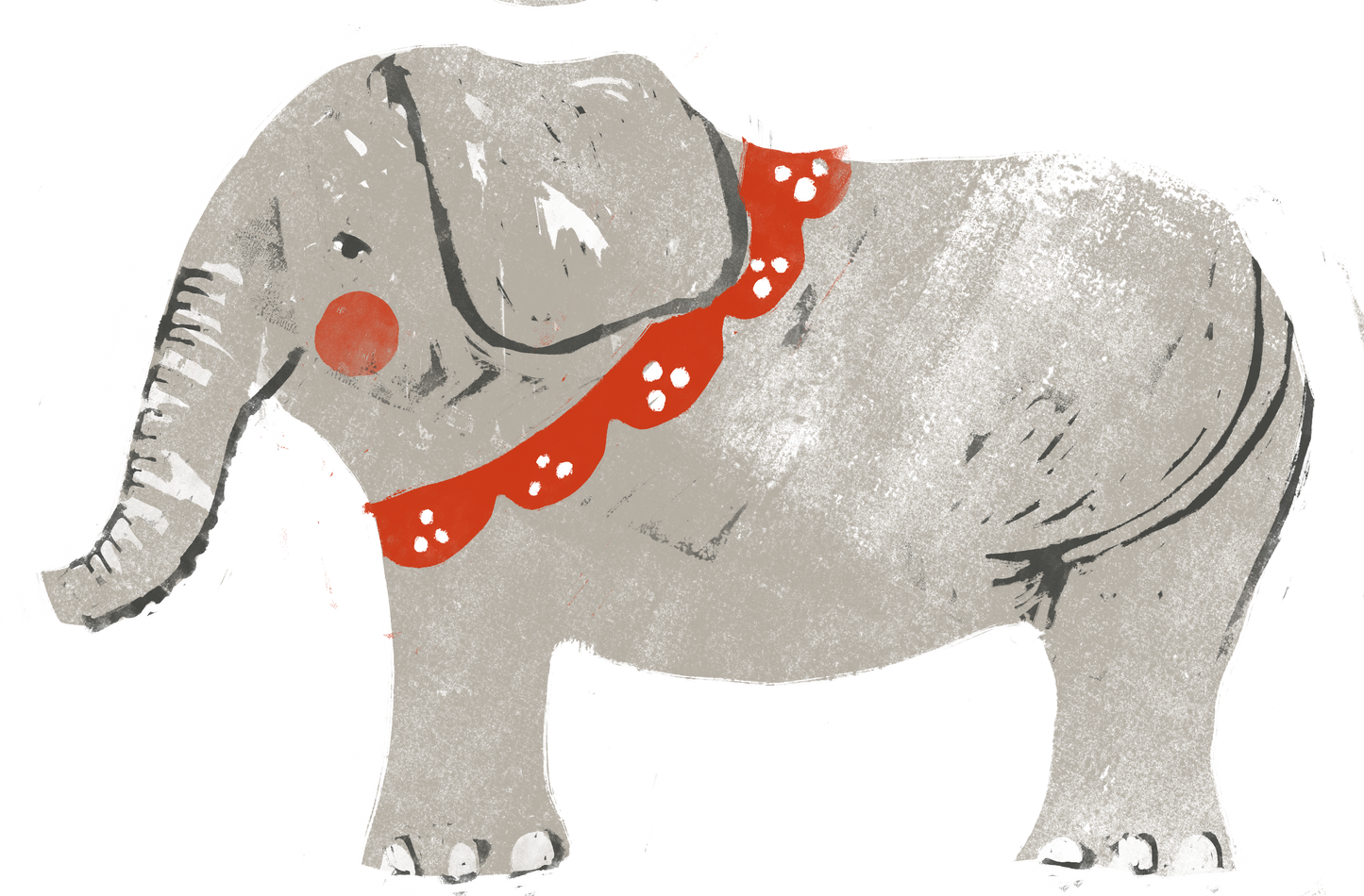 Card - Elephant and Circus