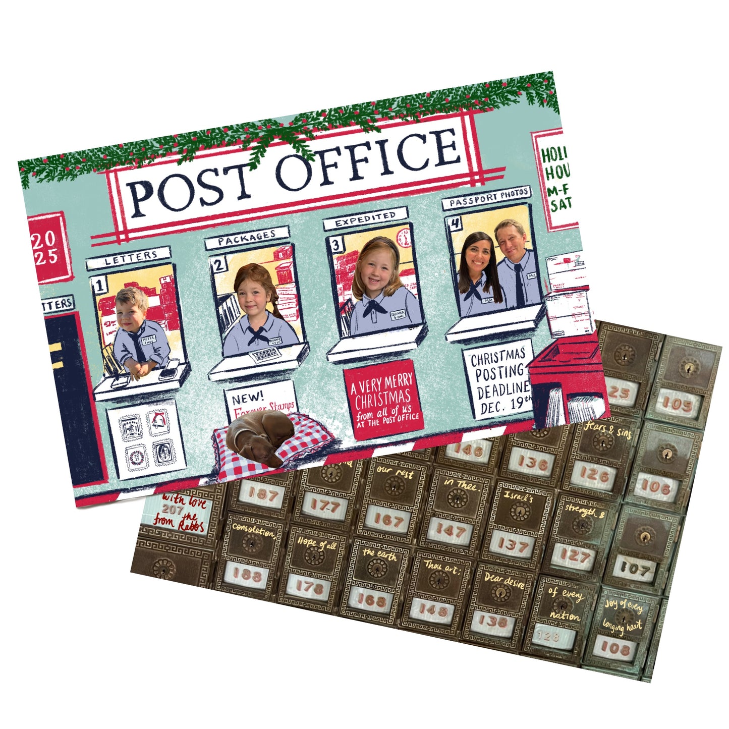 Christmas Cards with Matching Envelopes - Post Office