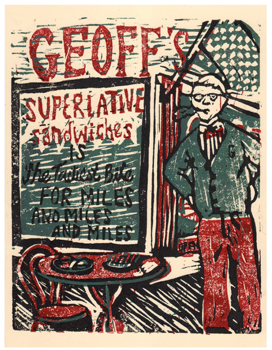 Providence Geoff's Sandwiches print