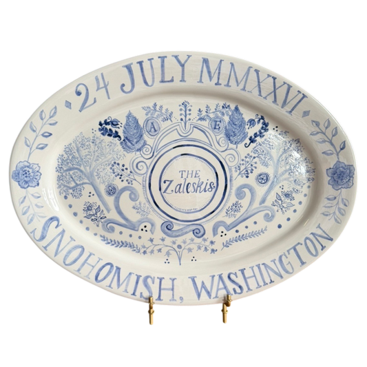 Wedding Platter - Botanical