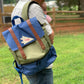BACKPACK | Hand Stitched and Personalized | Blue/Green Explorer
