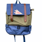 BACKPACK | Hand Stitched and Personalized | Blue/Green Explorer