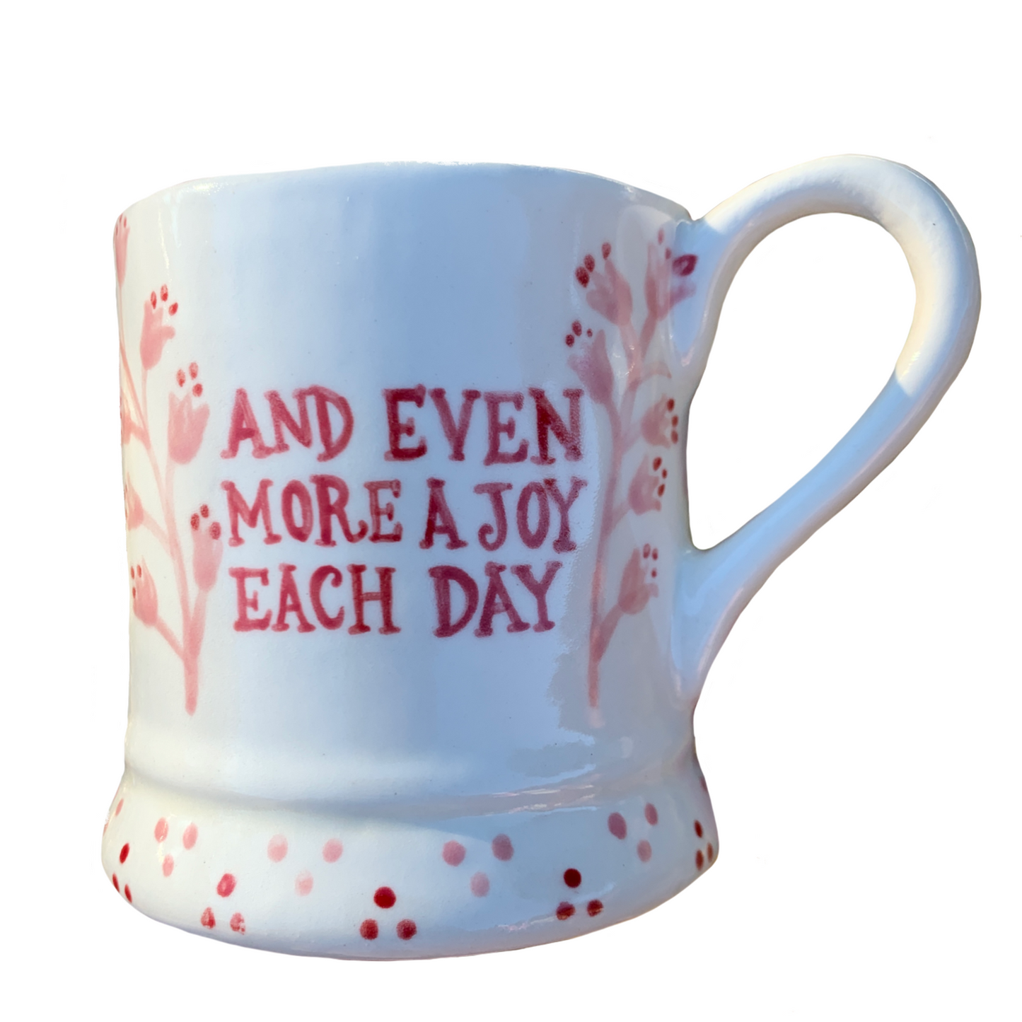 Hurray Mug (pink / red)