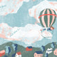 Hot Air Balloon Baby GIRL card