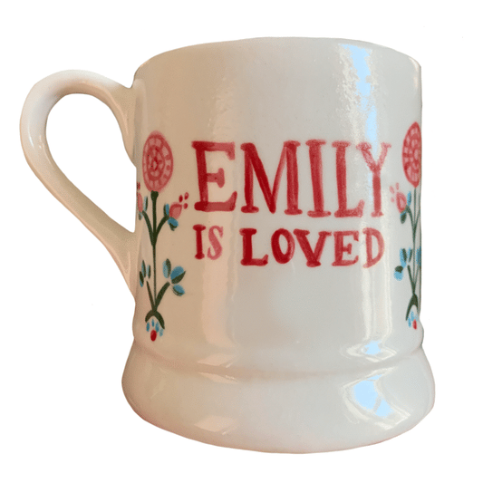 Personalized "Loved" Mug