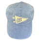 Toddler / Kids BASEBALL CAP with Name | Hand Stitched and Personalized | JOHN SHEP periwinkle blue