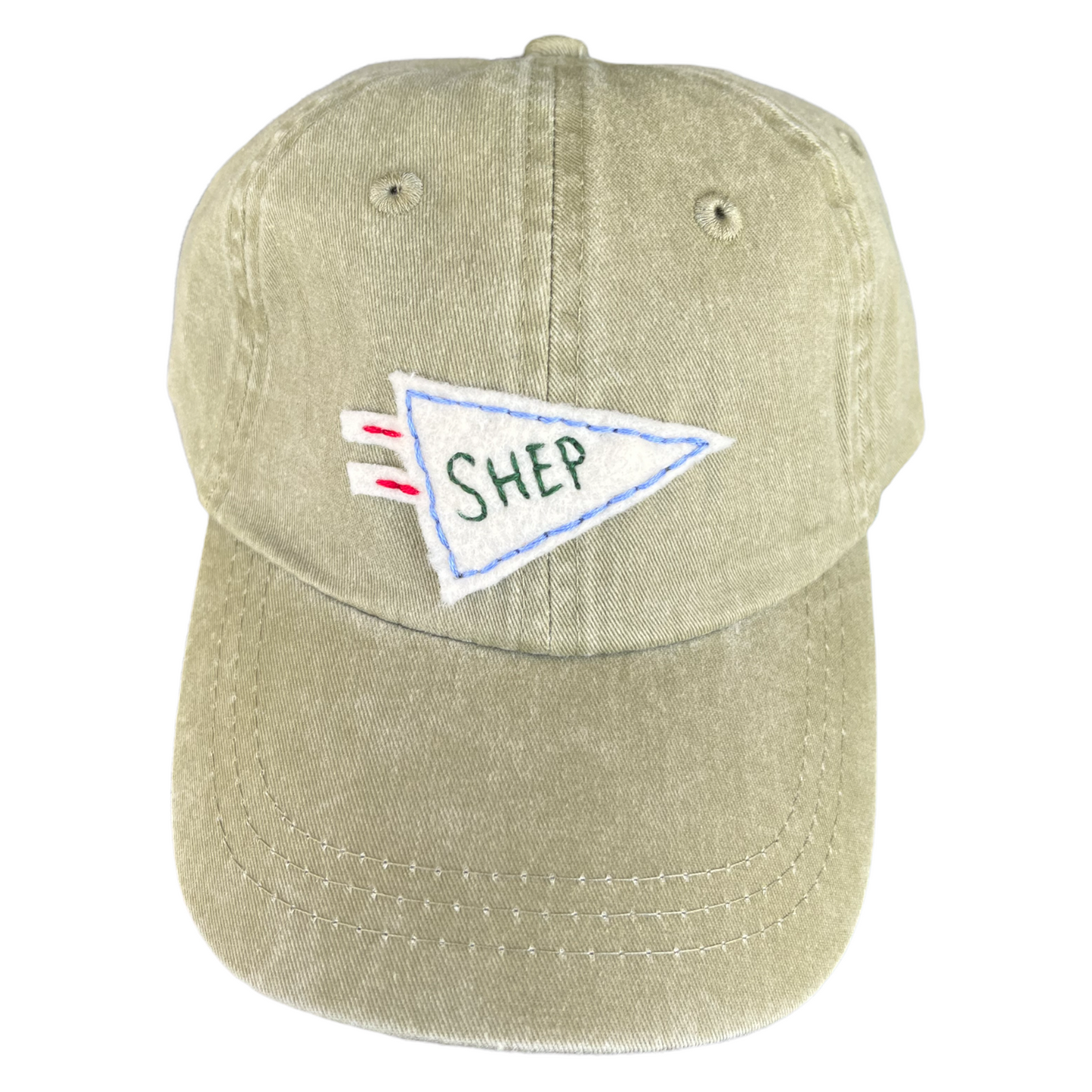 Toddler / Kids Baseball Cap | Hand Stitched and Personalized | GREEN