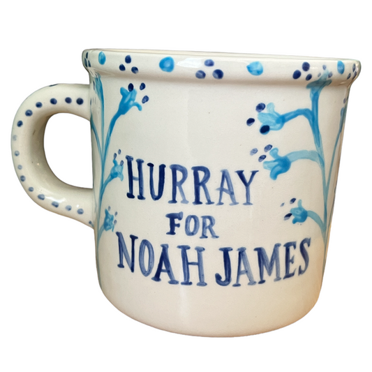 Hurray Mug (aqua/blue)